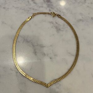 Madewell Gold Herringbone Necklace